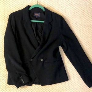 Madewell size 12 lined black blazer